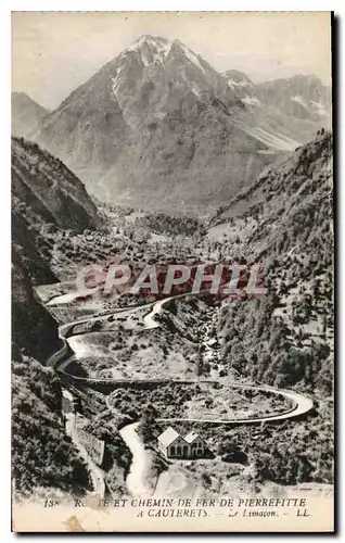 Cartes postales Route et Chemin de fer de Pierrefitte a Cauterets Le Limacon