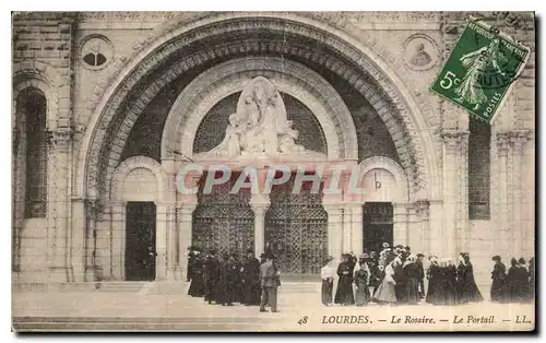 Cartes postales Lourdes La Rosaire Le Portail