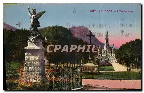 Cartes postales Lourdes l'Esplanade