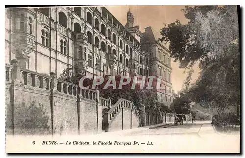 Ansichtskarte AK Blois Le Chateau la Facade Francois 1er