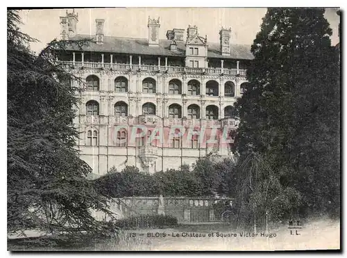 Cartes postales Blois Le Chateau et Square Victor Hugo