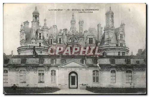 Cartes postales Loir et Cher Chateau de Chambord Les Combles