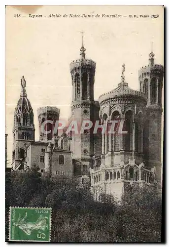 Cartes postales Lyon Abside de Notre Dame de Fourviere