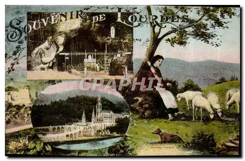 Cartes postales Souvenir de Lourdes