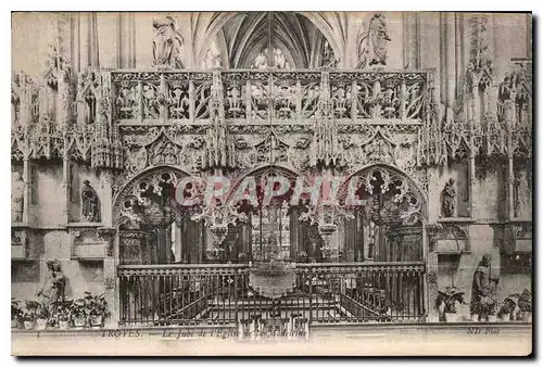 Cartes postales Troyes le Jube de l'Eglise de la Madeleine