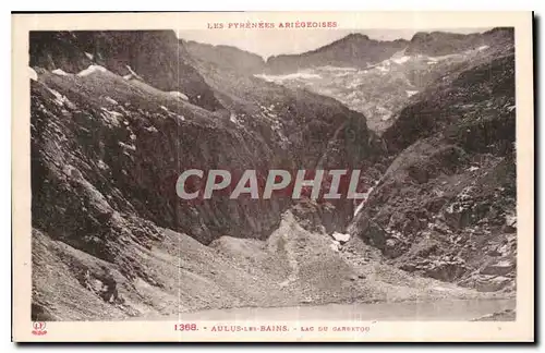 Cartes postales Aulus les Bains lac du Gardetou