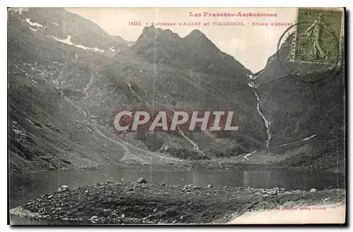 Cartes postales Les Pyrenees Environs d'Auzat et Vigdessos etang