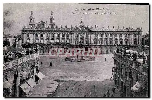 Ansichtskarte AK La Lorraine illustree Nancy Hotel de Ville XVIII siecle