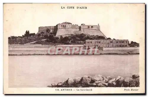 Ansichtskarte AK Antibes le fort Carre