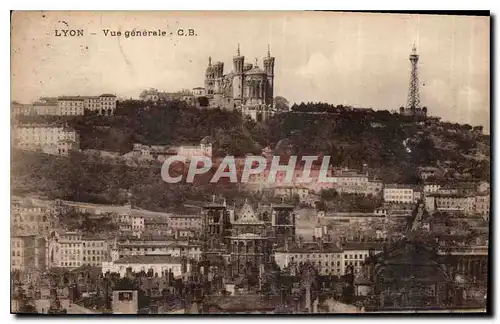 Cartes postales Lyon vue generale