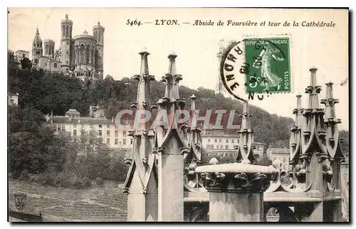 Ansichtskarte AK Lyon Abside de Fourviere et tour de la Cathedrale