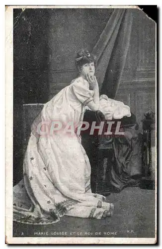 Cartes postales Marie Louise et le Roi de Rome