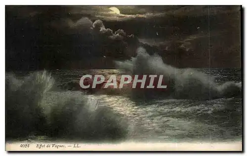 Cartes postales Effet de Vagues