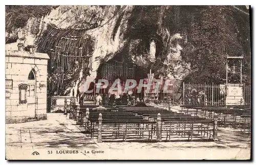 Cartes postales Lourdes La Grotte