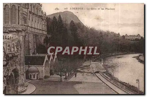 Cartes postales Lourdes Le Gave et les Piscines