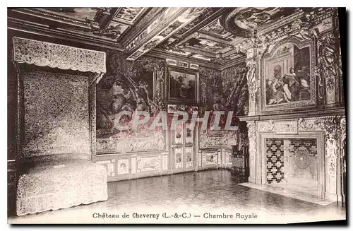 Ansichtskarte AK Chateau de Cheverny L et C chambre royale