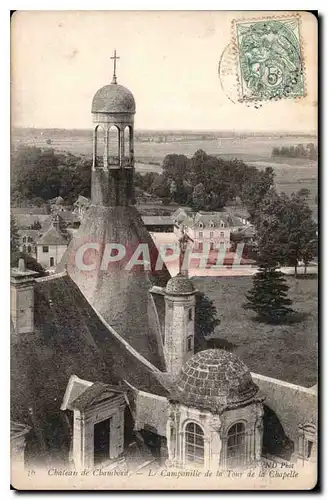 Cartes postales Chateau de Chambord le Campanille de la tour de la Chapelle