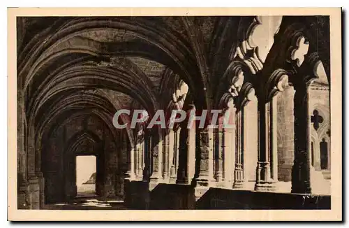 Cartes postales La Chaise Dieu Haute Loire l'Abbaye une des Galries du cloitre XIV s