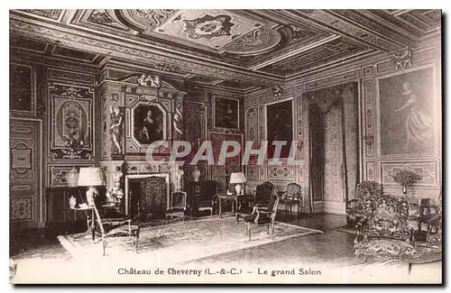 Ansichtskarte AK Chateau de Cheverny L et C le grand Salon