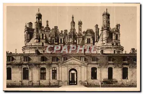 Ansichtskarte AK Chambord Loir et Cher le Chateau la porte Royale