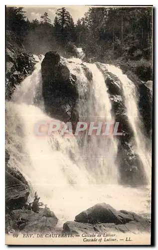 Ansichtskarte AK Env de Cauterets Cascade de Lutour