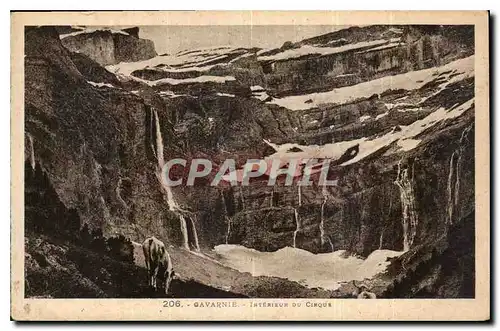 Cartes postales Gavarnie Interieur du Cirque