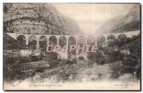 Ansichtskarte AK Le Pont et les Gorges du Loup