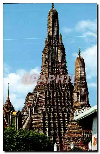 Moderne Karte Wad Aroon Temple Thonburi Thailand