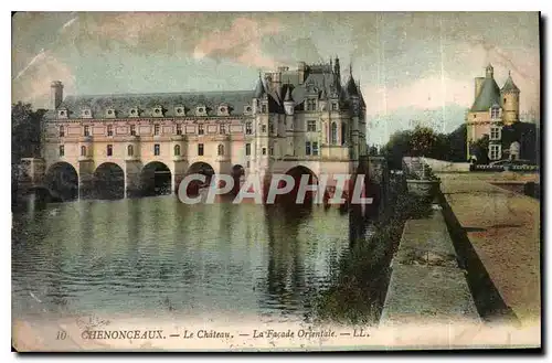 Cartes postales Chenonceaux le Chateau la Facade Orientale