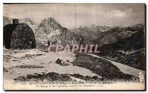 Ansichtskarte AK Env de Cauterets le Refuge du Vignemale vue sur les Montagnes