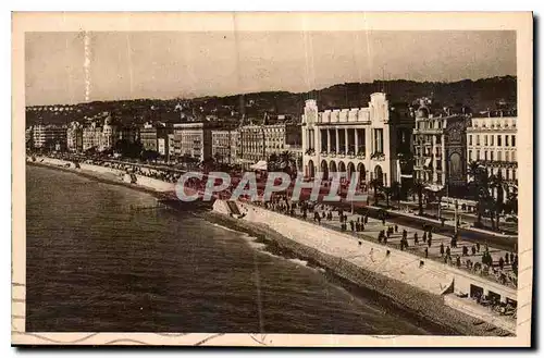 Ansichtskarte AK Cote d'Azur Nice la Promenade et le Palais de mediterranee M Ch Dalmas Arch