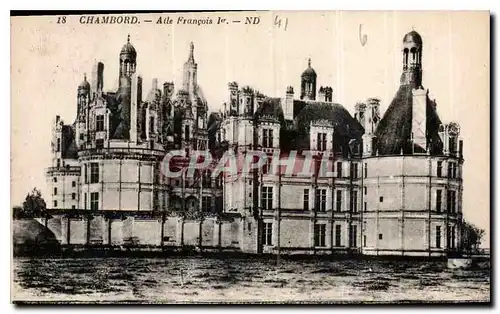 Cartes postales Chambord Aile Francois 1er