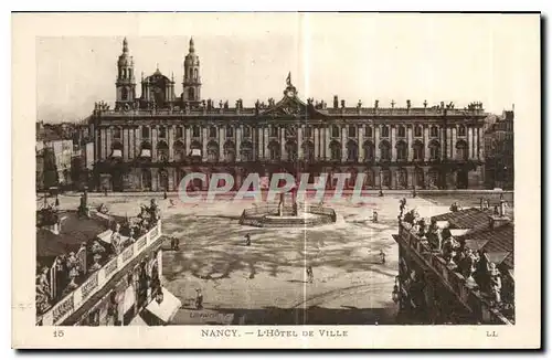 Cartes postales Nancy l'hotel de Ville