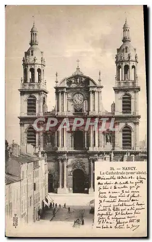 Cartes postales Nancy la Cathedrale XVIII siecle