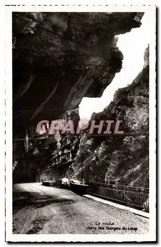 Cartes postales La route dans les Gorges du Loup