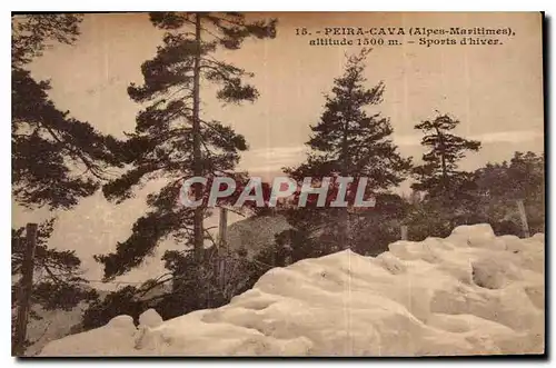 Cartes postales Peira Cava Alpes Maritimes Sports d'hiver