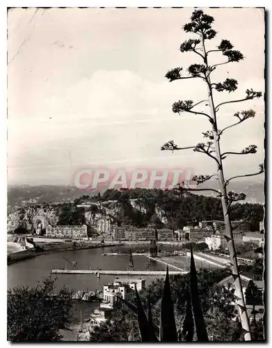 Ansichtskarte AK Nice vue generale sur le port et la Colline du Chateau