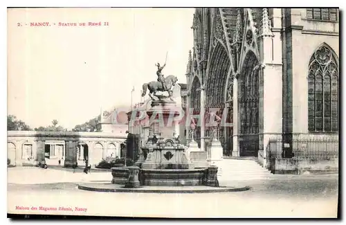 Cartes postales Nancy Statue de Rene II