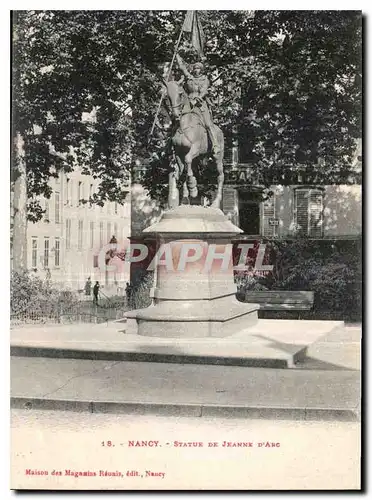 Cartes postales Nancy Sttaue de Jeanne d'Arc