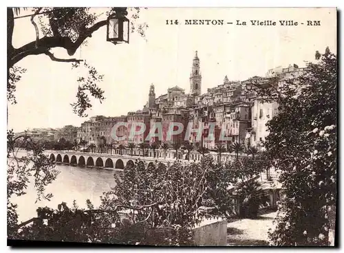 Cartes postales Menton la Vieille Ville