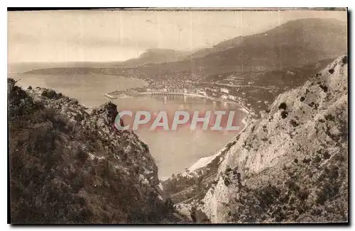 Cartes postales Menton vue prise entre les Rochers