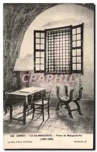 Cartes postales Cannes Ile Ste Marguerite Prison du Masque de Fer