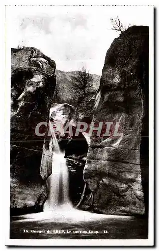 Cartes postales Gorges du Loup le saut du Loup