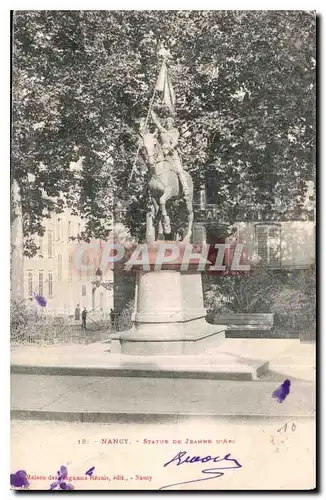 Cartes postales Nancy Statue de Jeanne d'Arc