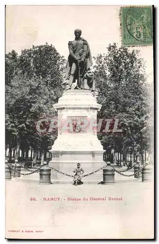 Cartes postales Nancy Statue du General Drouot