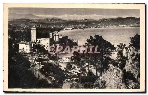 Cartes postales La Corniche d'Or le Chateau de la Napoule et la chaine des Alpes