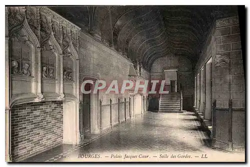 Cartes postales Bourges Palais Jacques Coeur Salle des Gardes