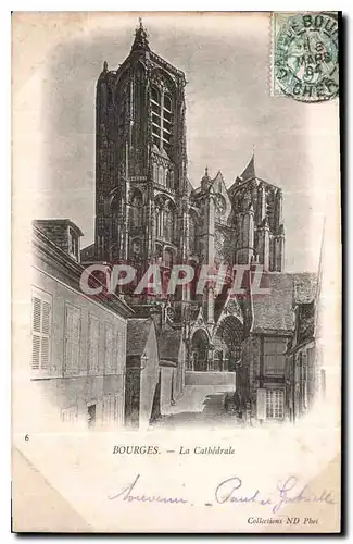 Cartes postales Bourges la Cathedrale