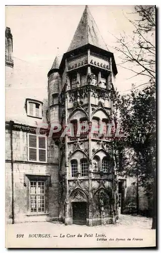 Ansichtskarte AK Bourges la Cour du Petit Lycee