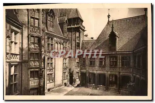 Ansichtskarte AK La Douce France Bourges Cher Hotel de Jacques Coeur la Cour